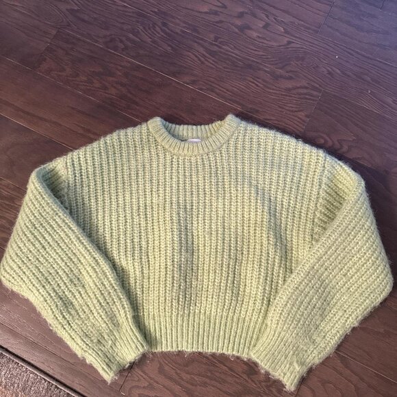 Girls' Green Jumper - Picture 1 of 2